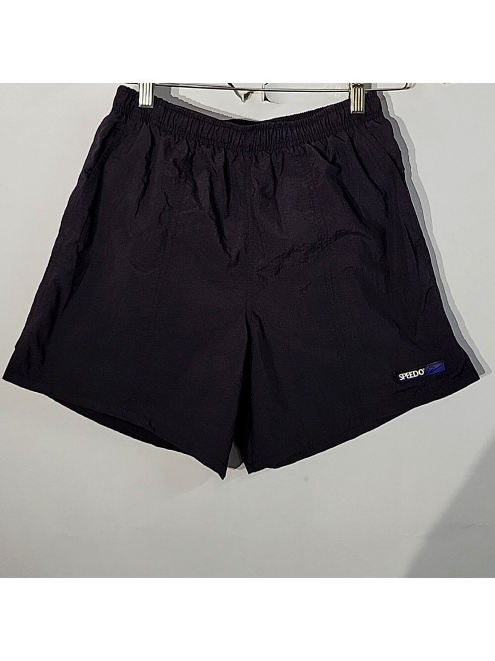 Men's VTG 90's Speedo Swim Trunks, Black, Size Medium